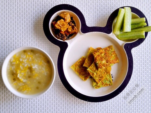 【春季补钙食谱】鸡蛋虾皮西葫芦饼