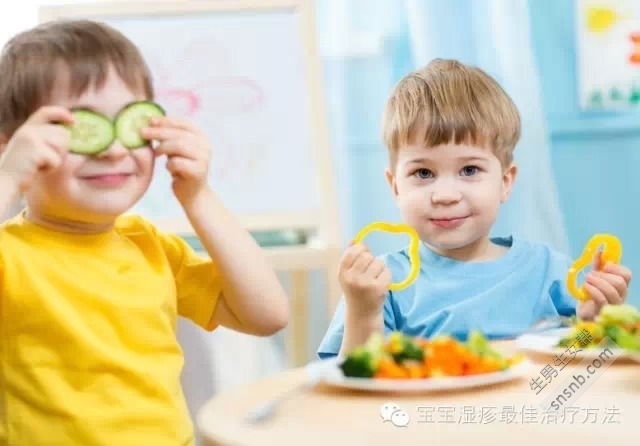 宝宝湿疹的饮食和护理