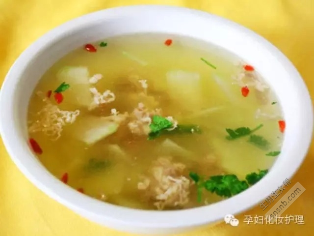 孕晚期食谱：羊肉冬瓜汤